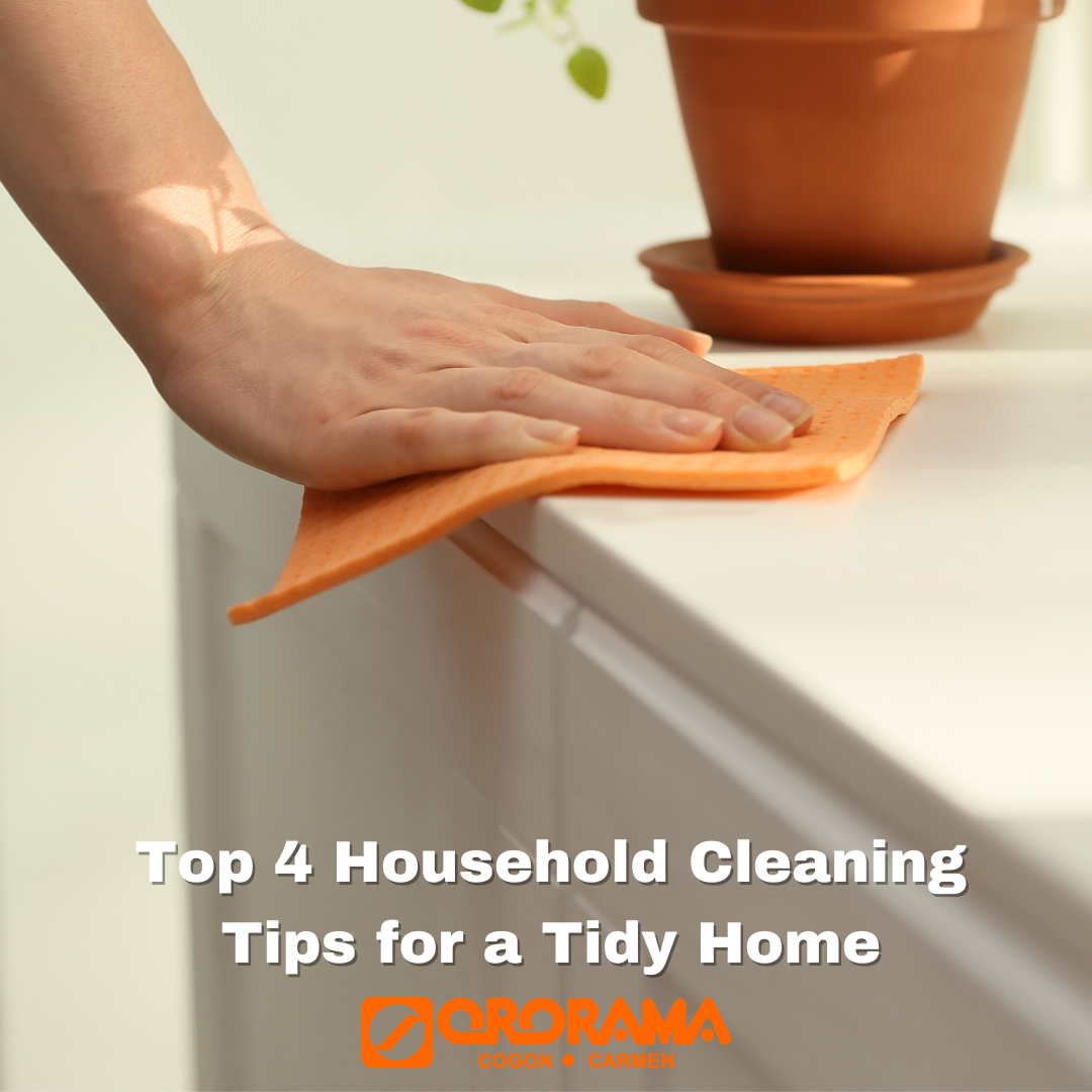 Sparkling Spaces: Top 4 Household Cleaning Tips for a Tidy Home
